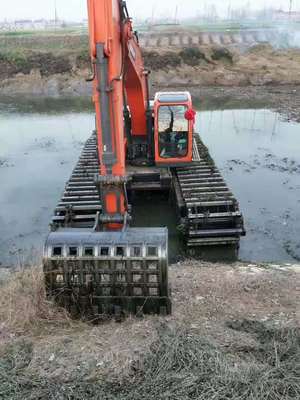 信阳合肥河道清淤水路两栖挖掘机