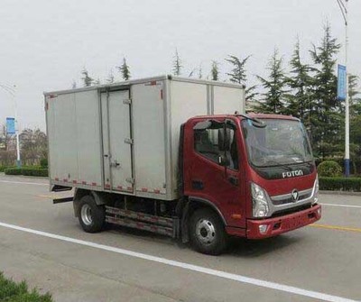 福田牌福田奥铃国六蓝牌厢式运输车